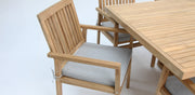 Solus 11pc Teak Extension Dining Setting